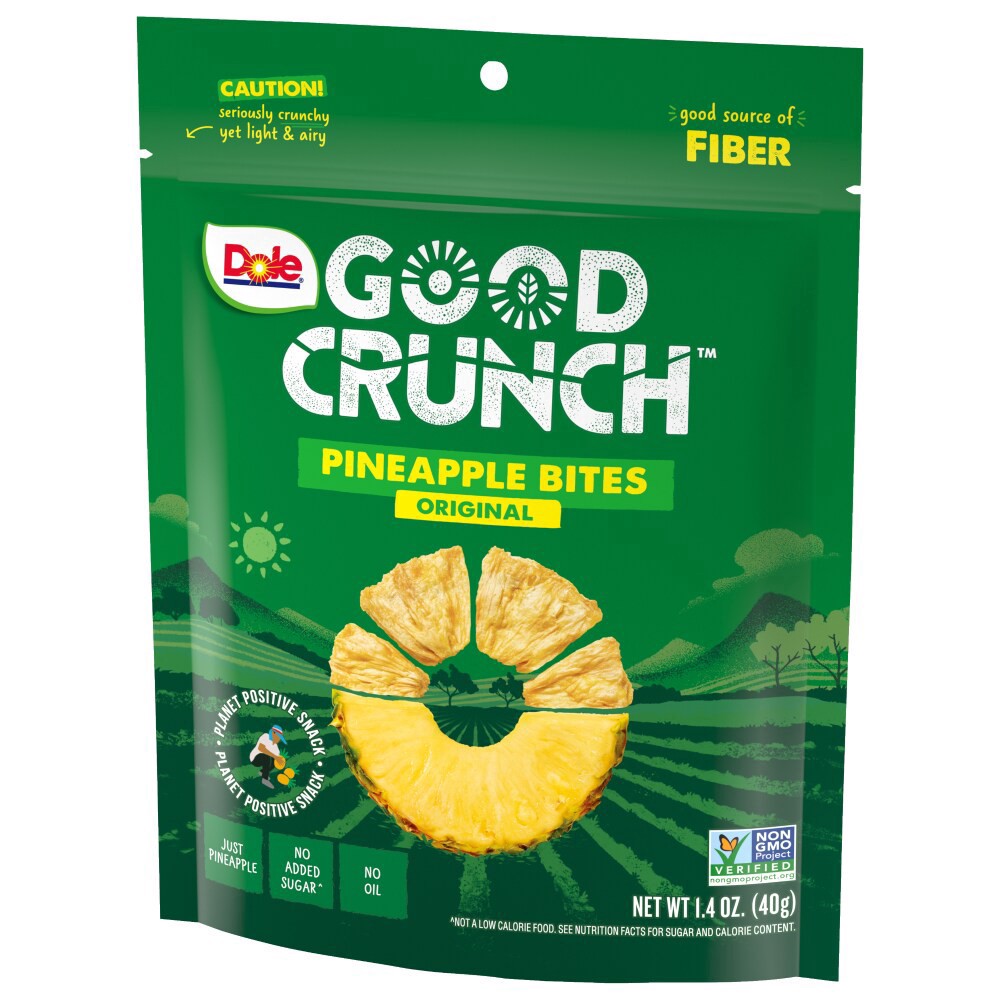 slide 5 of 6, Dole Pineapple Bites, Original, 1.4 oz