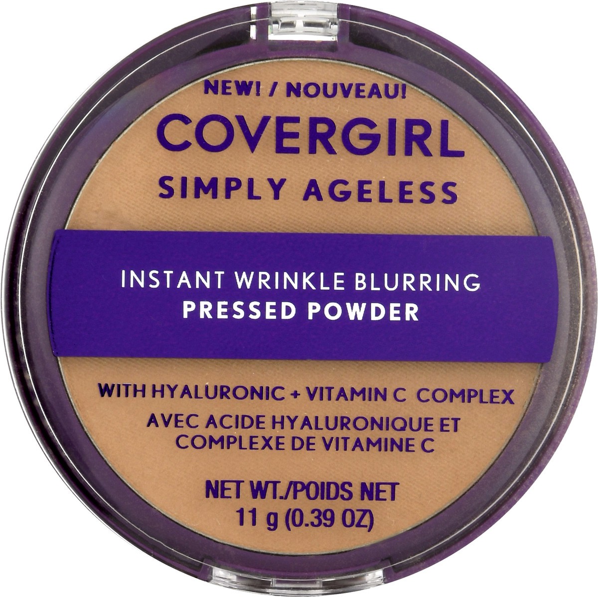 slide 10 of 12, Covergirl COVERGIRL Simply Ageless Instant Wrinkle Blurring Powder, Soft Honey, 0.39 Fl Oz, Pressed Powder, Face Powder, Oil Free Loose Powder, Full Coverage Powder, Hydrating Formula, Cruelty-Free, 11 g