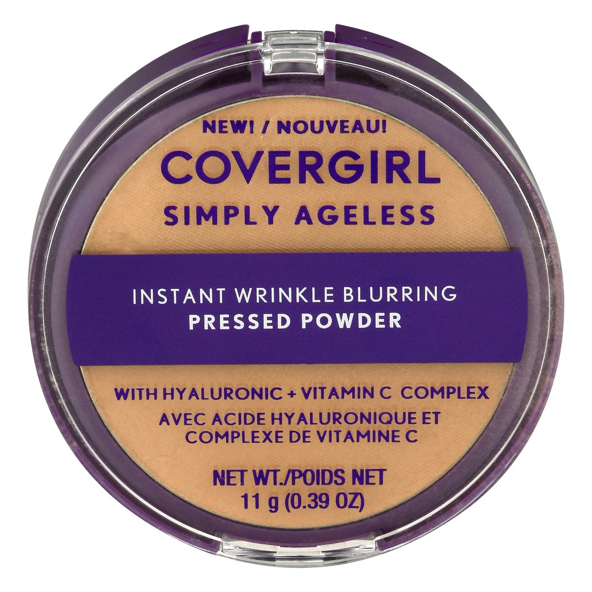 slide 6 of 12, Covergirl COVERGIRL Simply Ageless Instant Wrinkle Blurring Powder, Soft Honey, 0.39 Fl Oz, Pressed Powder, Face Powder, Oil Free Loose Powder, Full Coverage Powder, Hydrating Formula, Cruelty-Free, 11 g