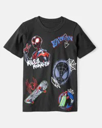 Carter's Kid Marvel Spider-Man Miles Morales Short-Sleeve Graphic Tee - Black, Size 14