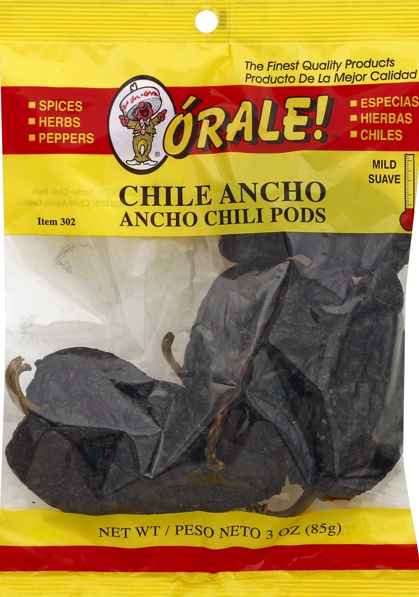 slide 3 of 3, Orale! Chili Pods 3 oz, 3 oz