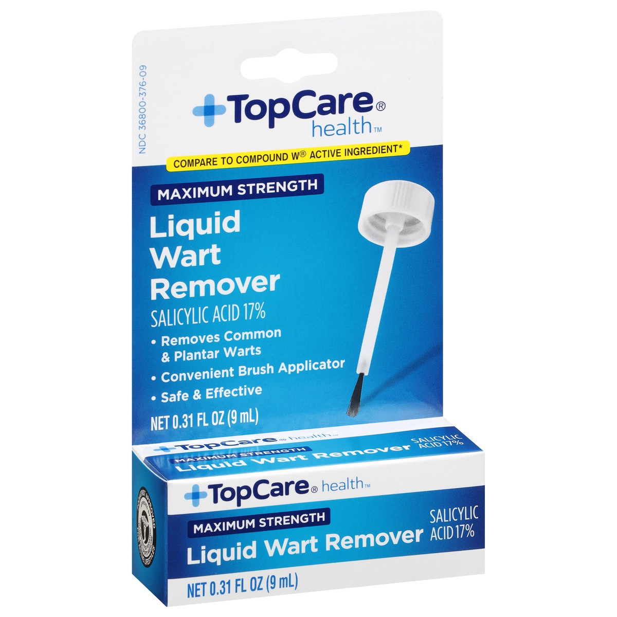 slide 4 of 10, TopCare Wart Remover Liquid-Topcare, 0.31 oz