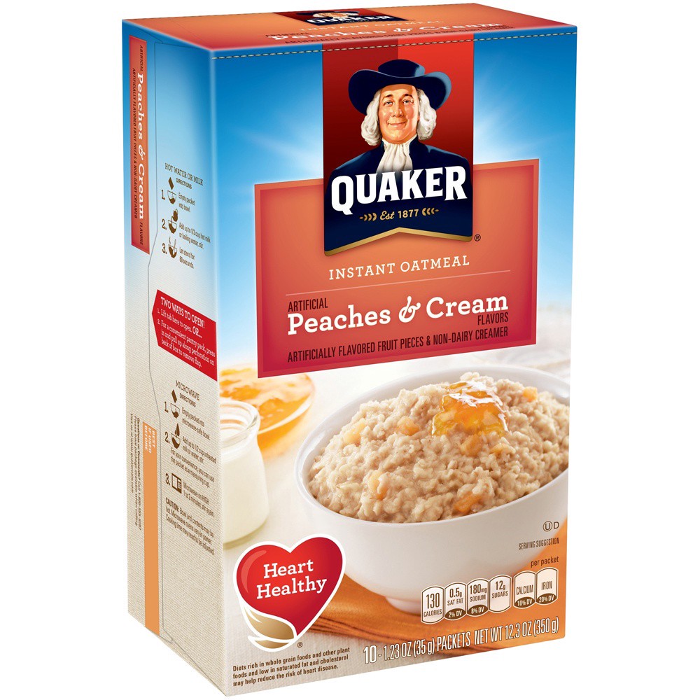 slide 2 of 7, Quaker Instant Oatmeal, 10 ct