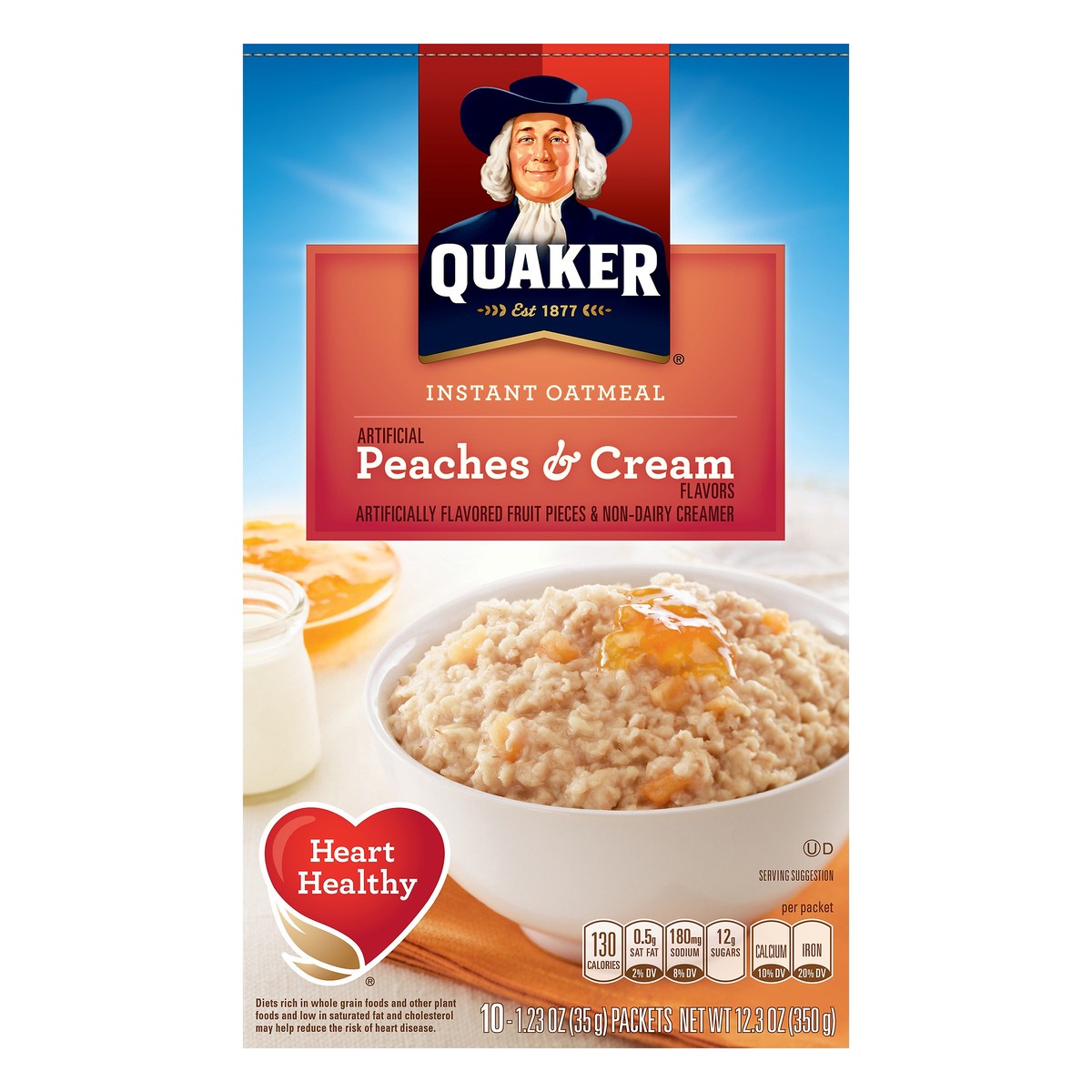 slide 1 of 7, Quaker Instant Oatmeal, 10 ct