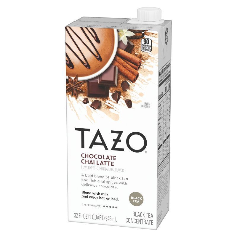 slide 2 of 4, Tazo Chocolate Chai Latte - 32oz, 32 oz
