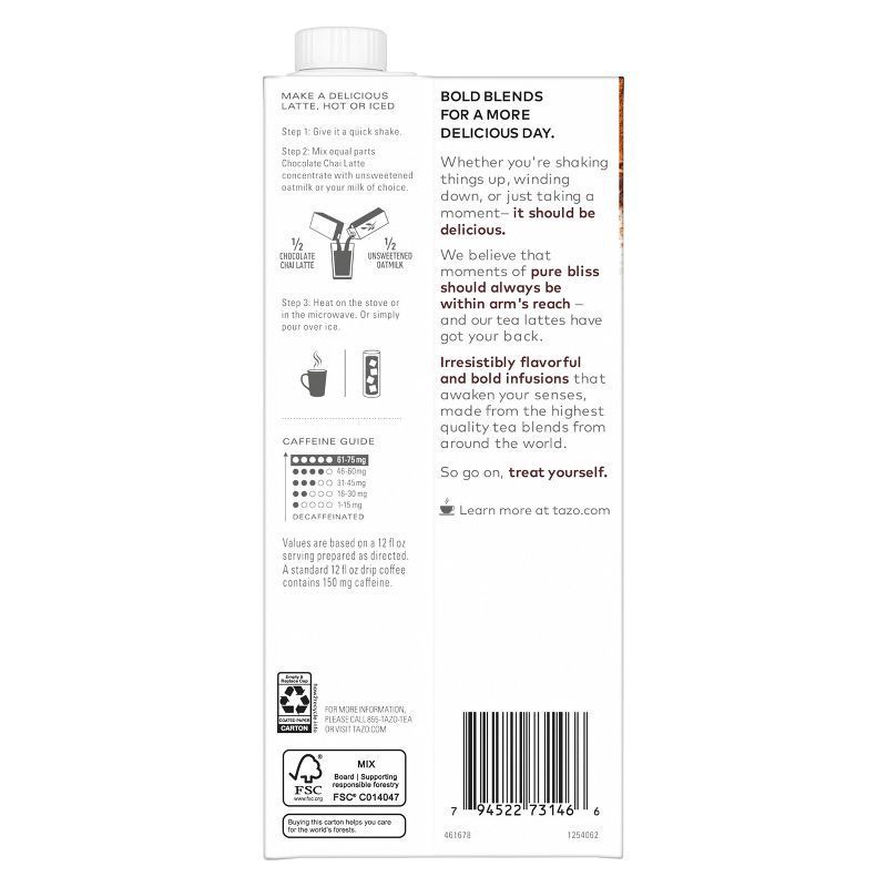 slide 4 of 4, Tazo Chocolate Chai Latte - 32oz, 32 oz