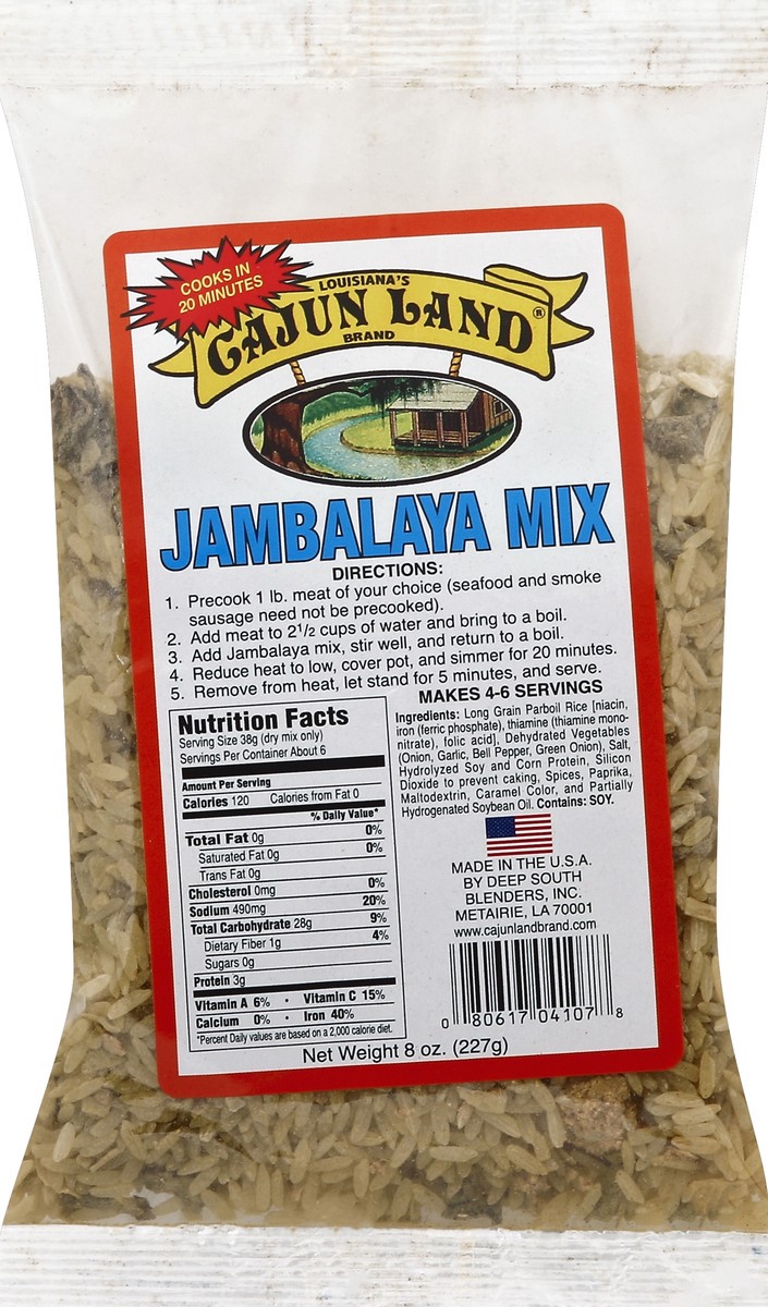 slide 1 of 5, Cajun Land Jambalaya Mix 8 oz, 8 oz