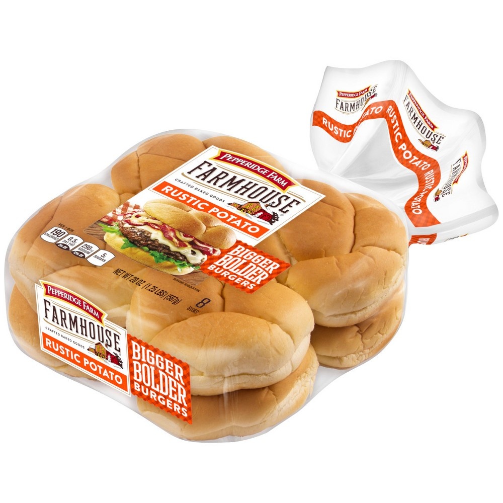 Pepperidge Farm Rustic Potato Hamburger Buns 8 ct; 20 oz | Shipt