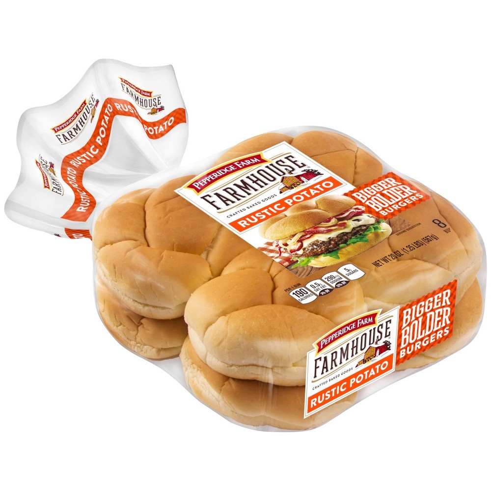 Pepperidge Farm Rustic Potato Hamburger Buns 8 Ct 20 Oz Shipt