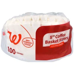 Walgreens Coffee Basket Filters 8 Inch
