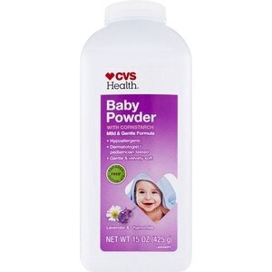 slide 1 of 1, CVS Health Baby Powder, Lavender & Chamomile, 15 Oz, 1 ct