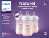 slide 4 of 4, Philips Avent 9 oz Natural 1 Month+ Baby Bottle 3 Each, 3 ct