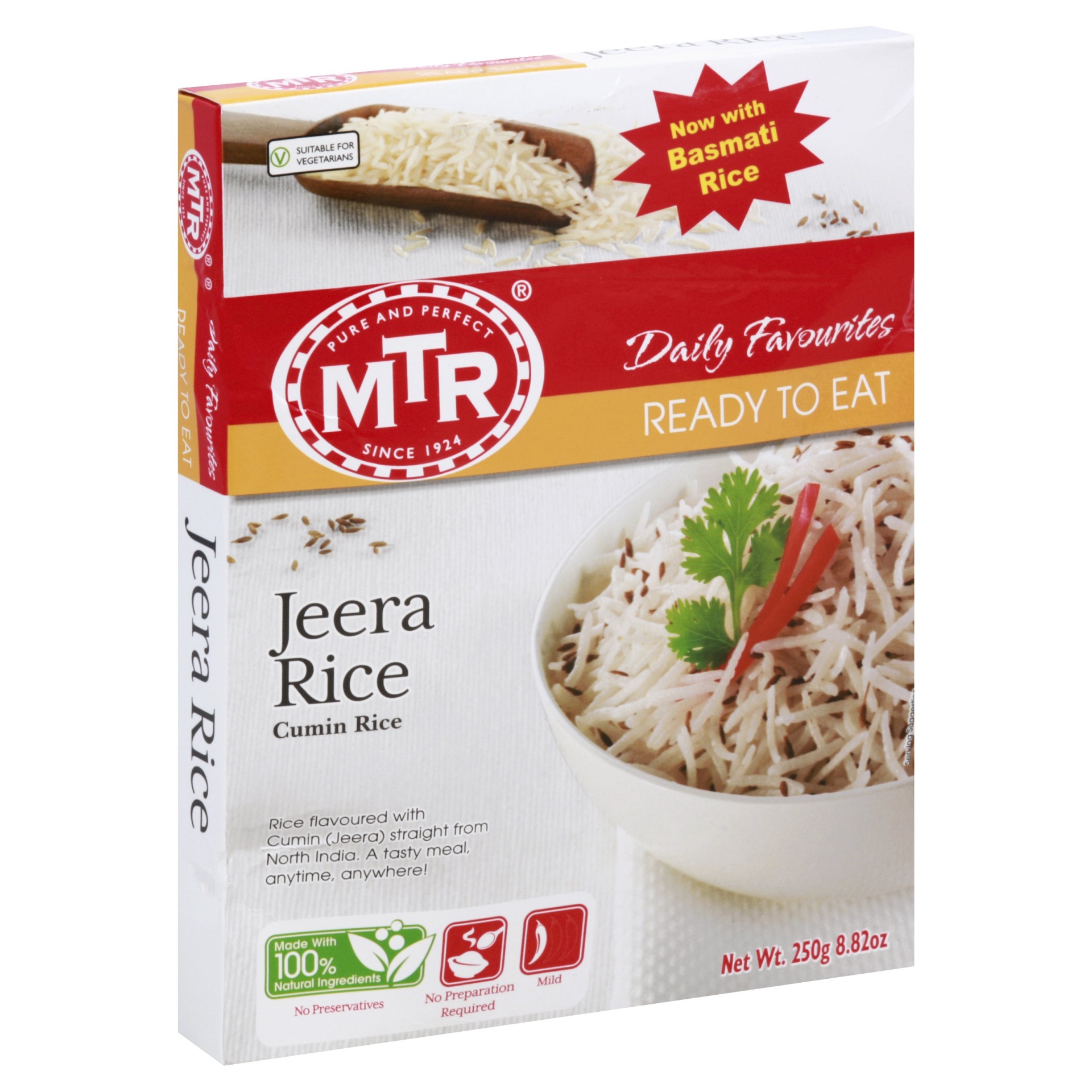 slide 1 of 4, MTR Jeera Rice 250 g, 250 g