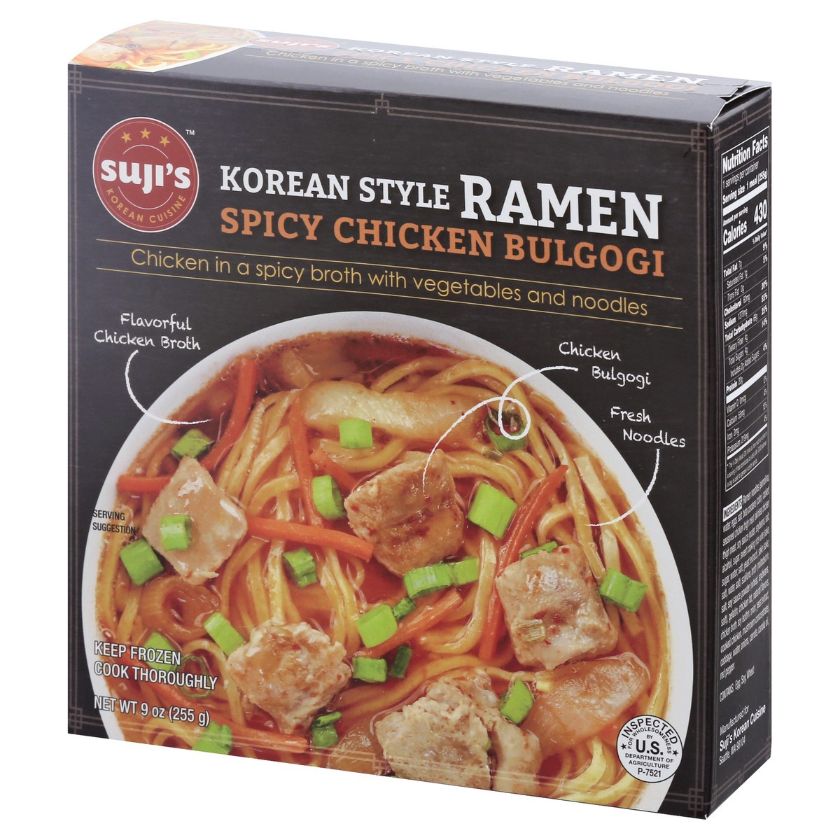 slide 2 of 12, Suji's Korean Cuisine Ramen 9 oz, 9 oz