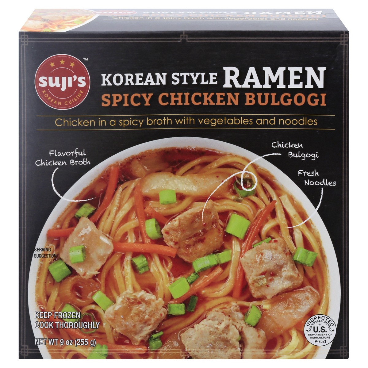 slide 1 of 12, Suji's Korean Cuisine Ramen 9 oz, 9 oz