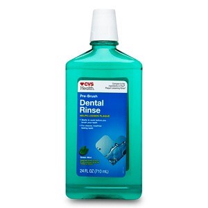 slide 1 of 1, CVS Health Pre-Brush Rinse, 24 fl oz; 710 ml
