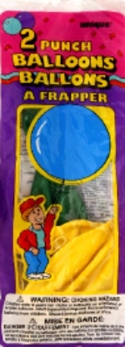 slide 1 of 1, Unique Industries Unique Punch Balloons, 2 ct