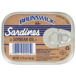 Brunswick Sardines in Soybean Oil 3.75 oz