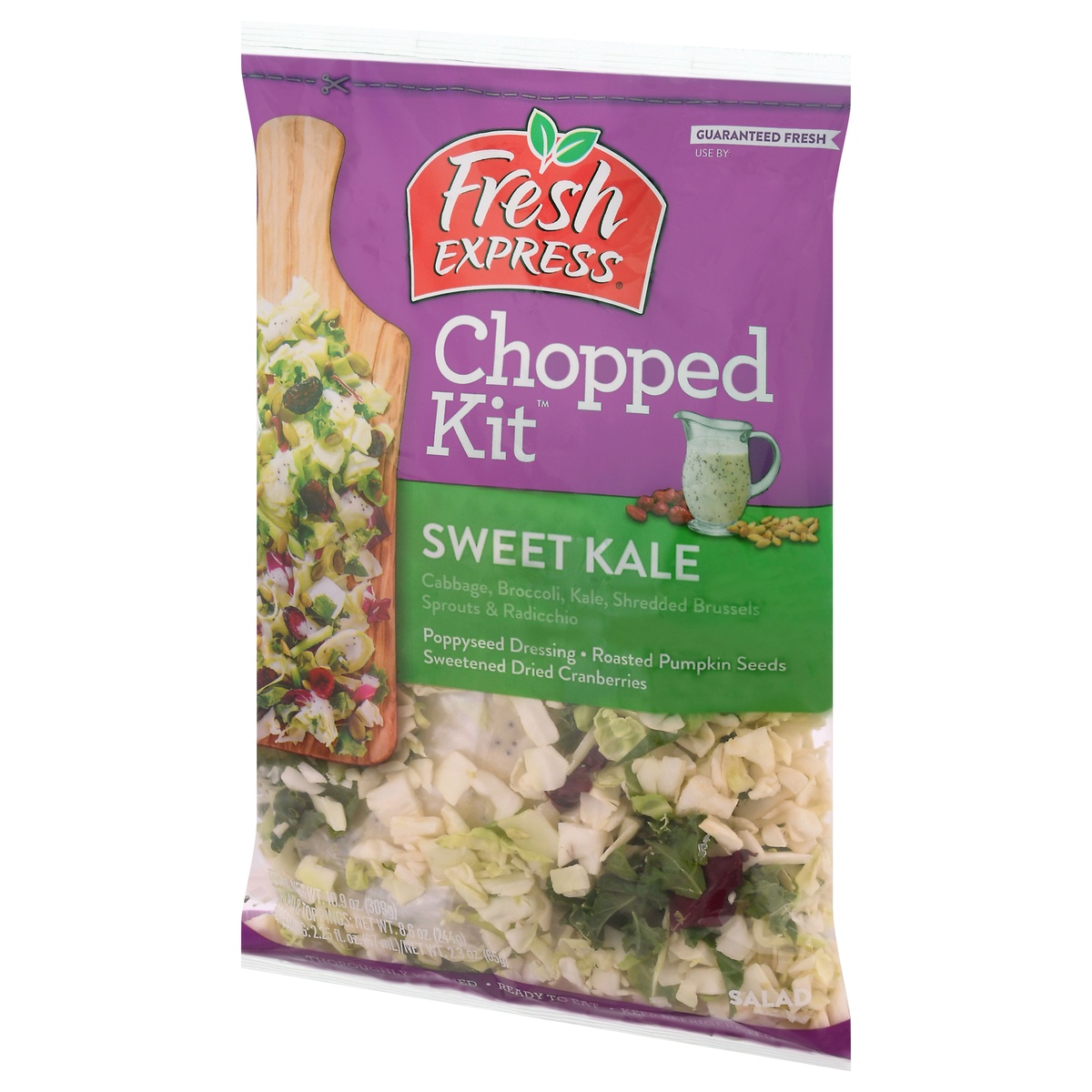 slide 3 of 11, Fresh Express Chopped Salad Kit - Sweet Kale, 11.75 oz