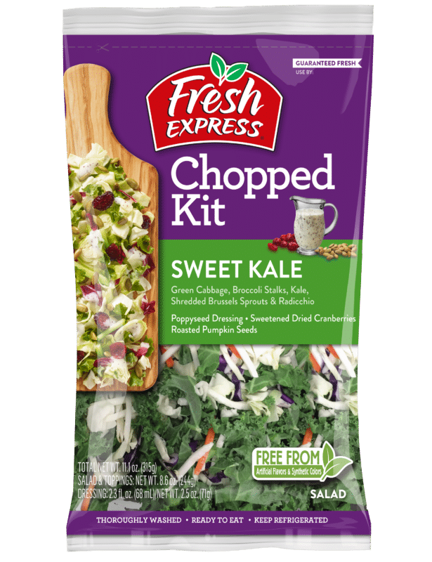 slide 1 of 9, Fresh Express Chopped Kit Sweet Kale Salad 1 ea, 1 ct