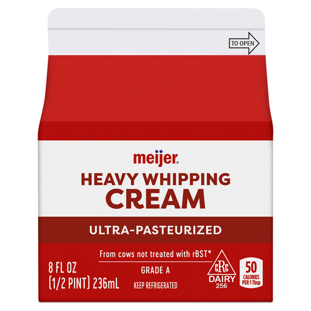 slide 1 of 9, Meijer Heavy Whipping Cream, 8 oz