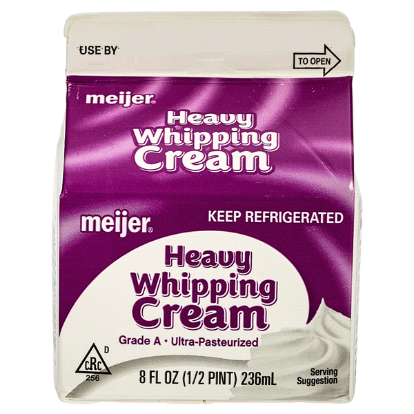 Meijer Heavy Whipping Cream 8 Oz Shipt 