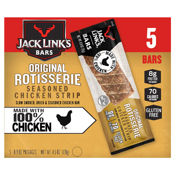 slide 1 of 1, Jack Link's Multipack Rotisserie Chicken, 4.5 oz