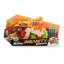 Zuru X-Shot Insanity Horrorfire Reaper X with 8 Darts