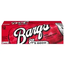 Barq's Red Creme Soda Fridge Pack Cans, 12 fl oz, 12 Pack