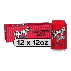 Barq's Red Creme Soda Soft Drink, 12 fl oz, 12 Pack