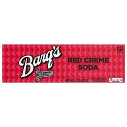 Barq's Red Creme Soda Soft Drink, 12 fl oz, 12 Pack