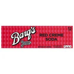 Barq's Red Creme Soda Soft Drink, 12 fl oz, 12 Pack