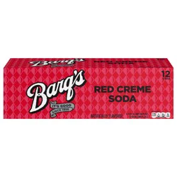 Barq's Red Creme Soda Soft Drink, 12 fl oz, 12 Pack