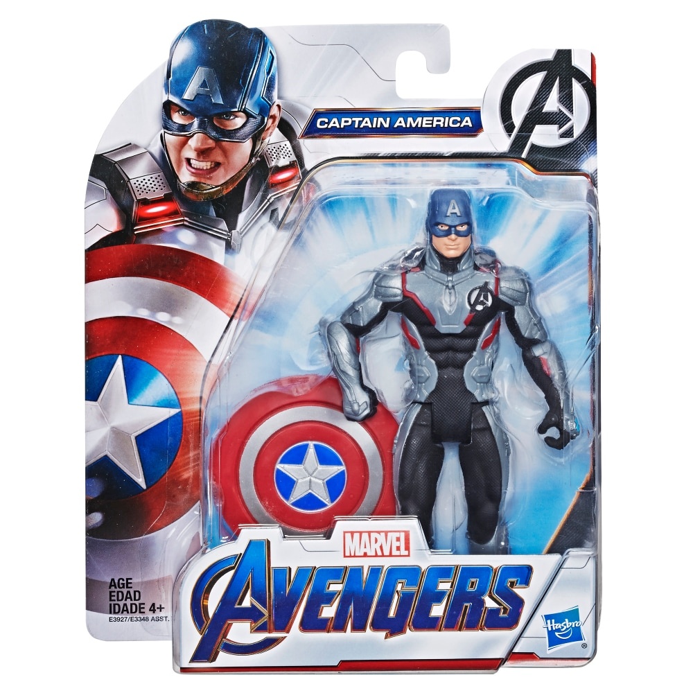 slide 1 of 1, Hasbro Marvel Avengers: Endgame Team Suit Captain America Action Figure, 6 in