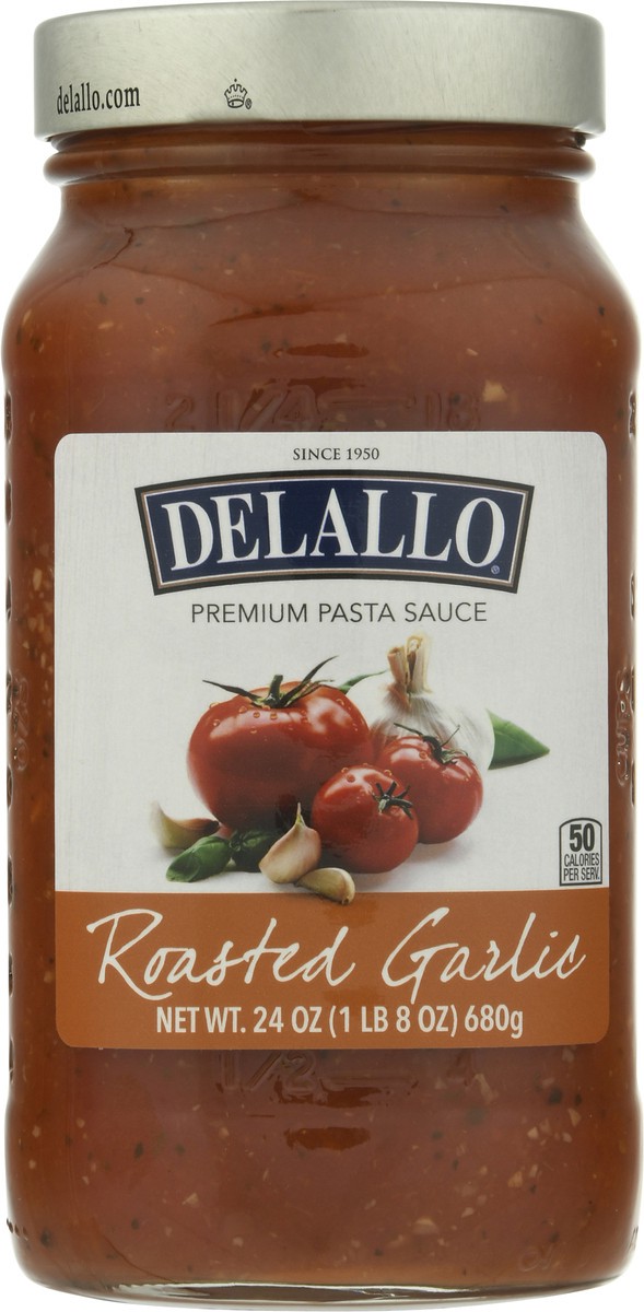 slide 1 of 11, Delallo Premium Roasted Garlic Sauce, 24 oz