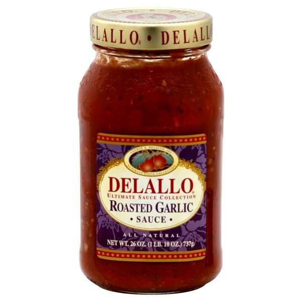 slide 1 of 1, DeLallo Ultimate Sauce Collection Roasted Garlic Sauce, 24 oz