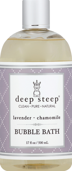 slide 1 of 1, Deep Steep Lavender & Chamomile Bubble Bath, 17 oz