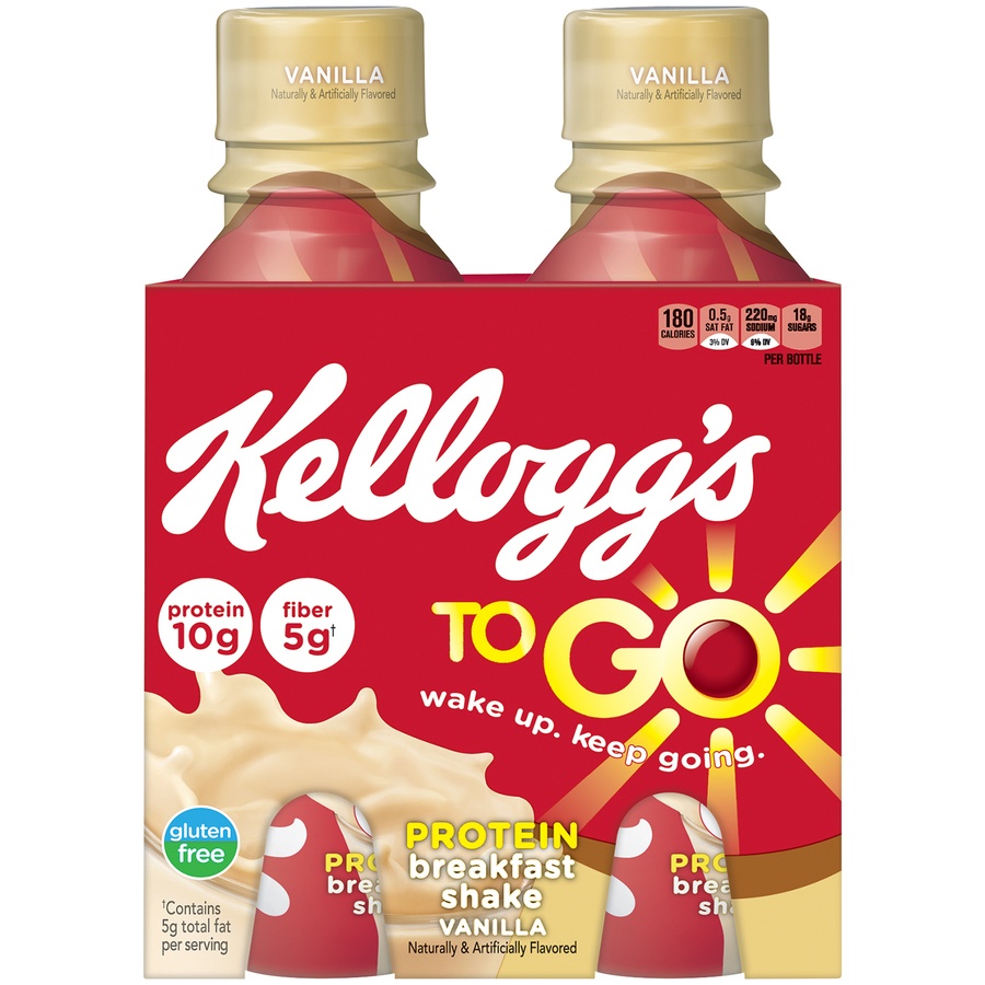 slide 1 of 1, Kellogg's Breakfast Shake 4 ea, 4 ct