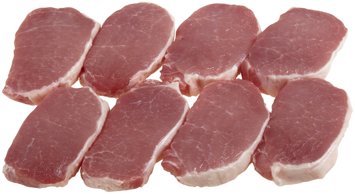 slide 1 of 1, Thick Boneless Pork Chops, per lb