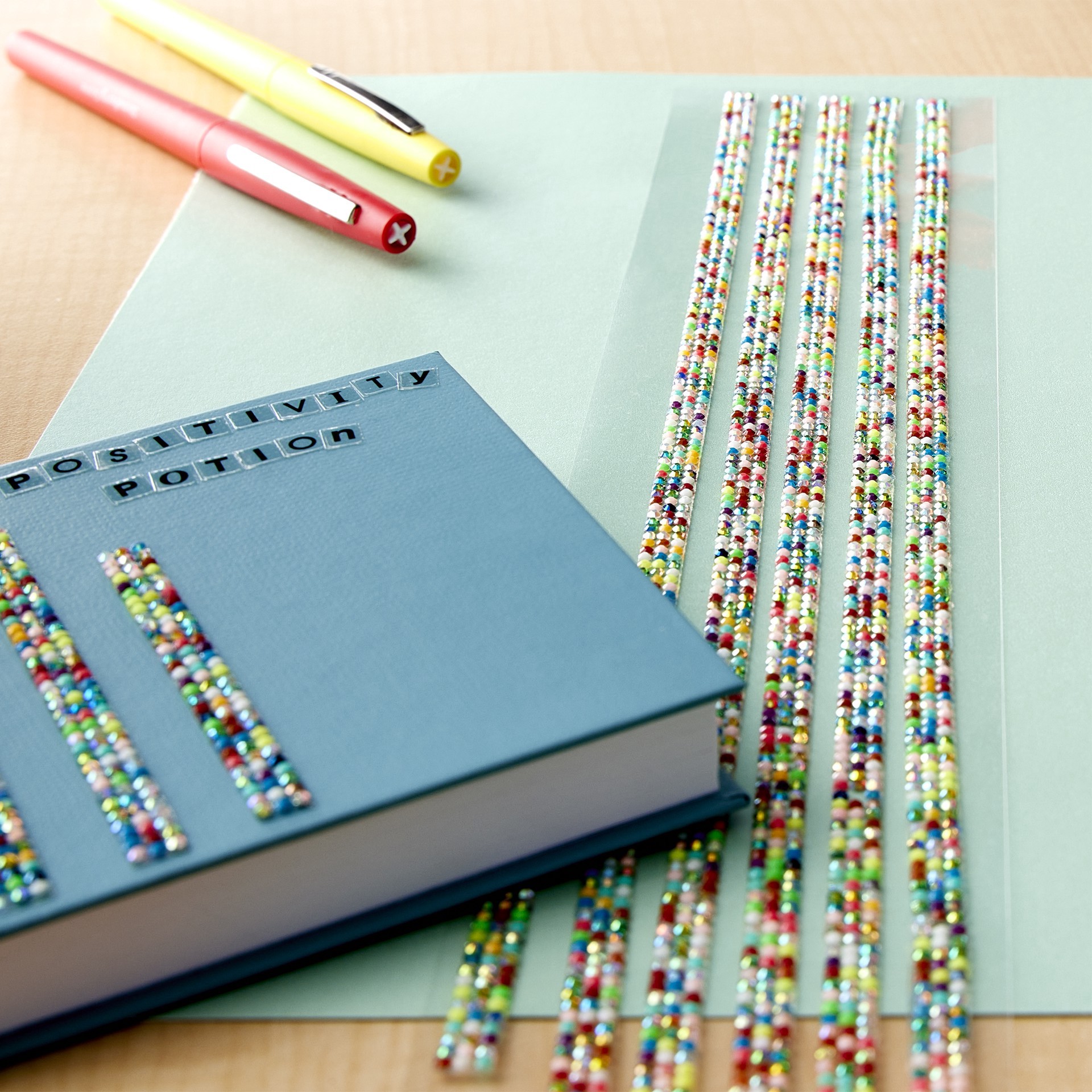 slide 4 of 4, Multicolored Micro Gem Strips By Recollections, 12 in