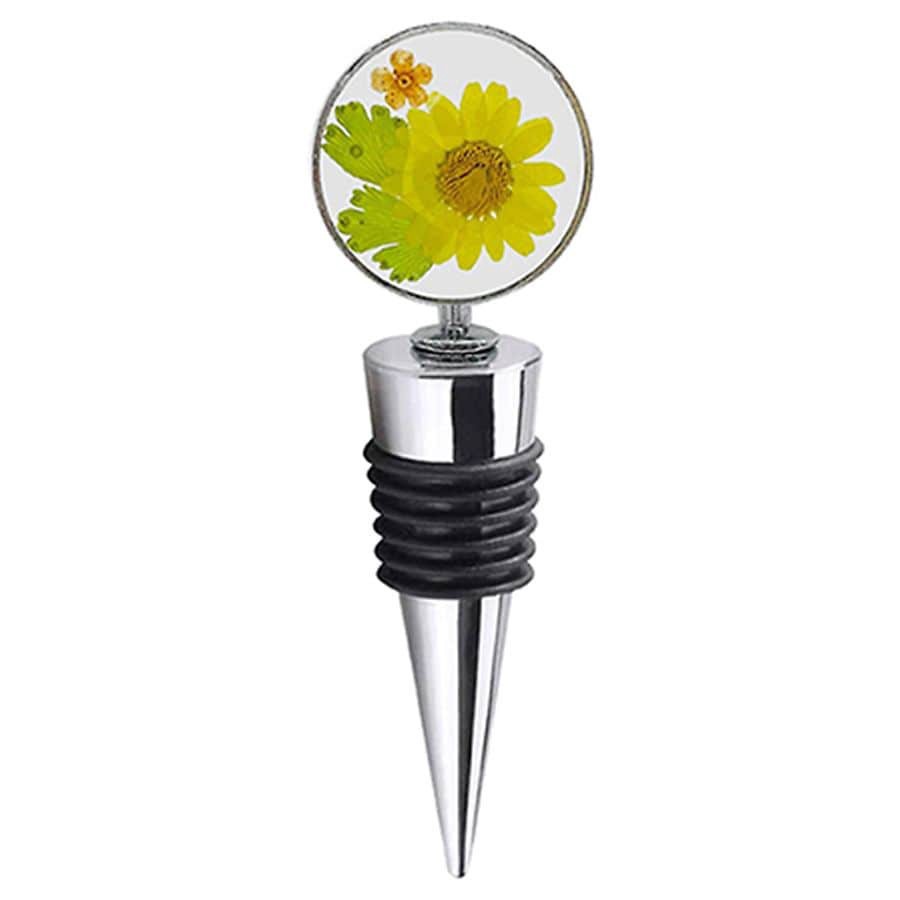 slide 1 of 1, Modern Expressions Dried Flower Wine Stopper, 1 ct