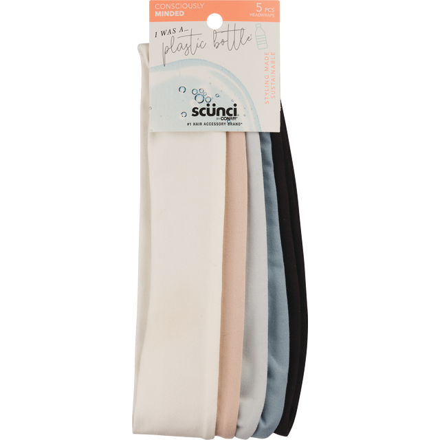 slide 1 of 1, scünci Consciously Minded Headwraps, 5 ct