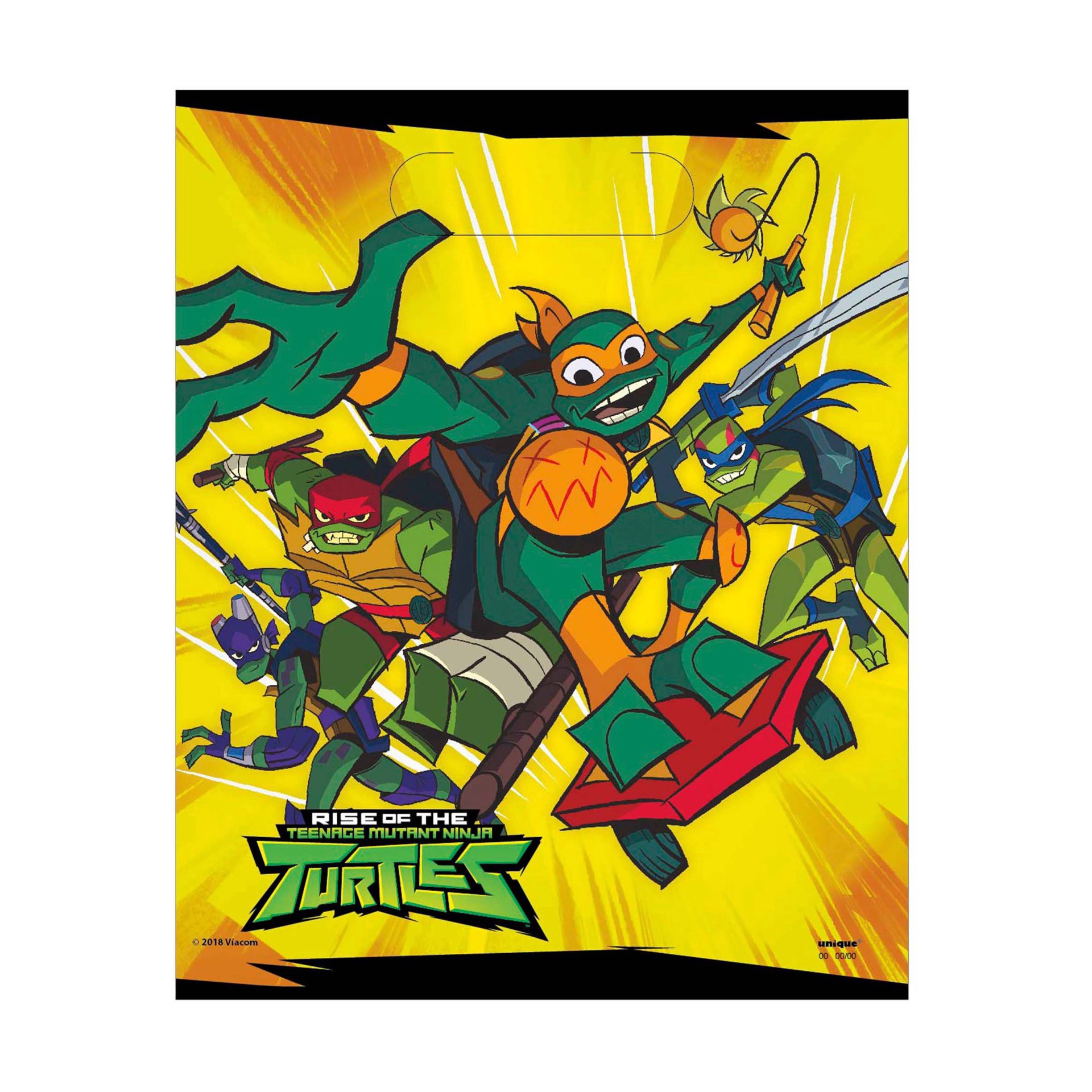 slide 1 of 1, Unique Industries Teenage Mutant Ninja Turtles Invitations, 8 ct