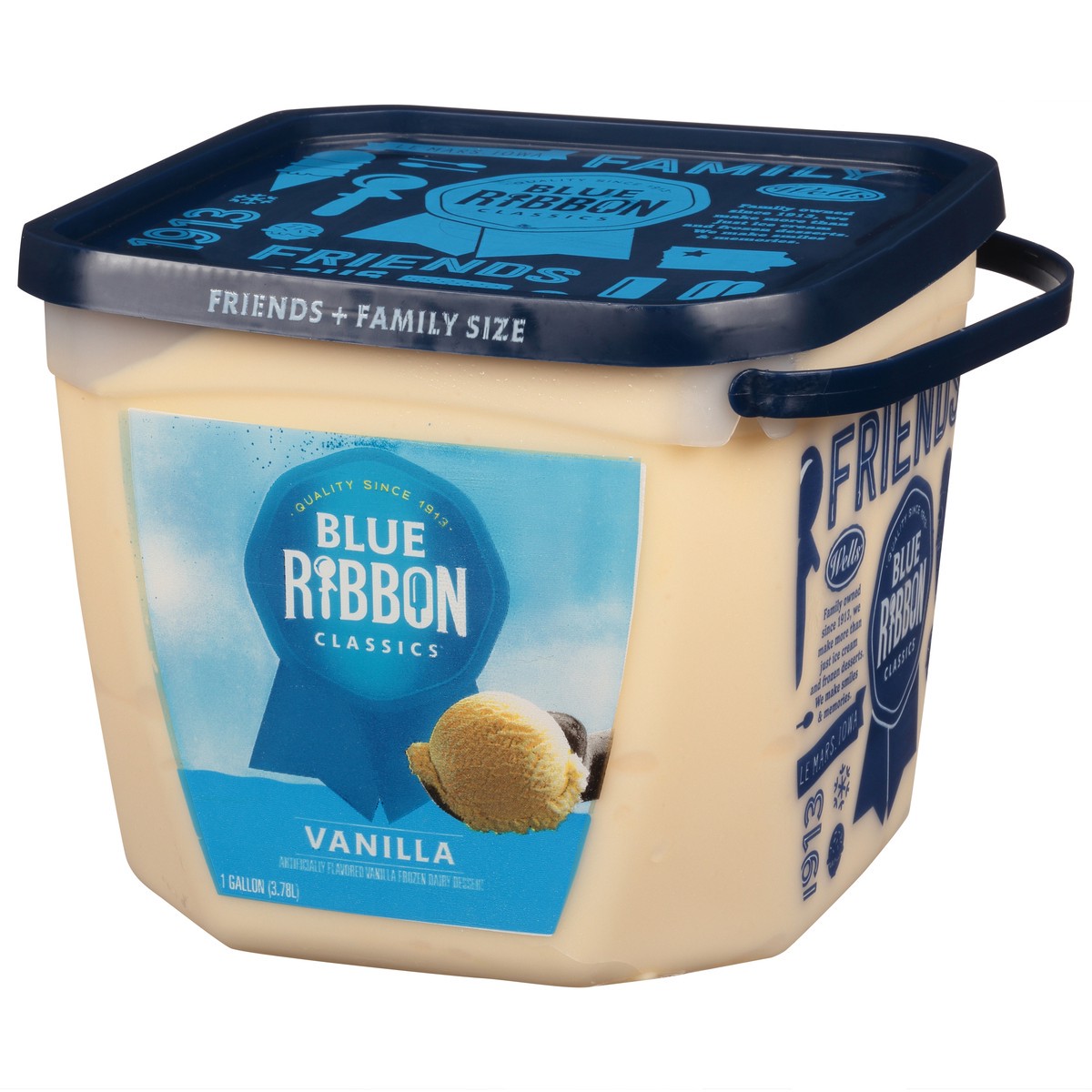 slide 8 of 10, Blue Ribbon Classics Vanilla Frozen Dairy Dessert, 128 fl oz, 128 fl oz