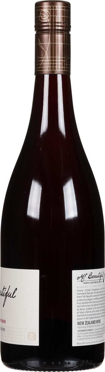 slide 2 of 9, Mt. Beautiful North Canterbury Pinot Noir 750 mg, 750 mg