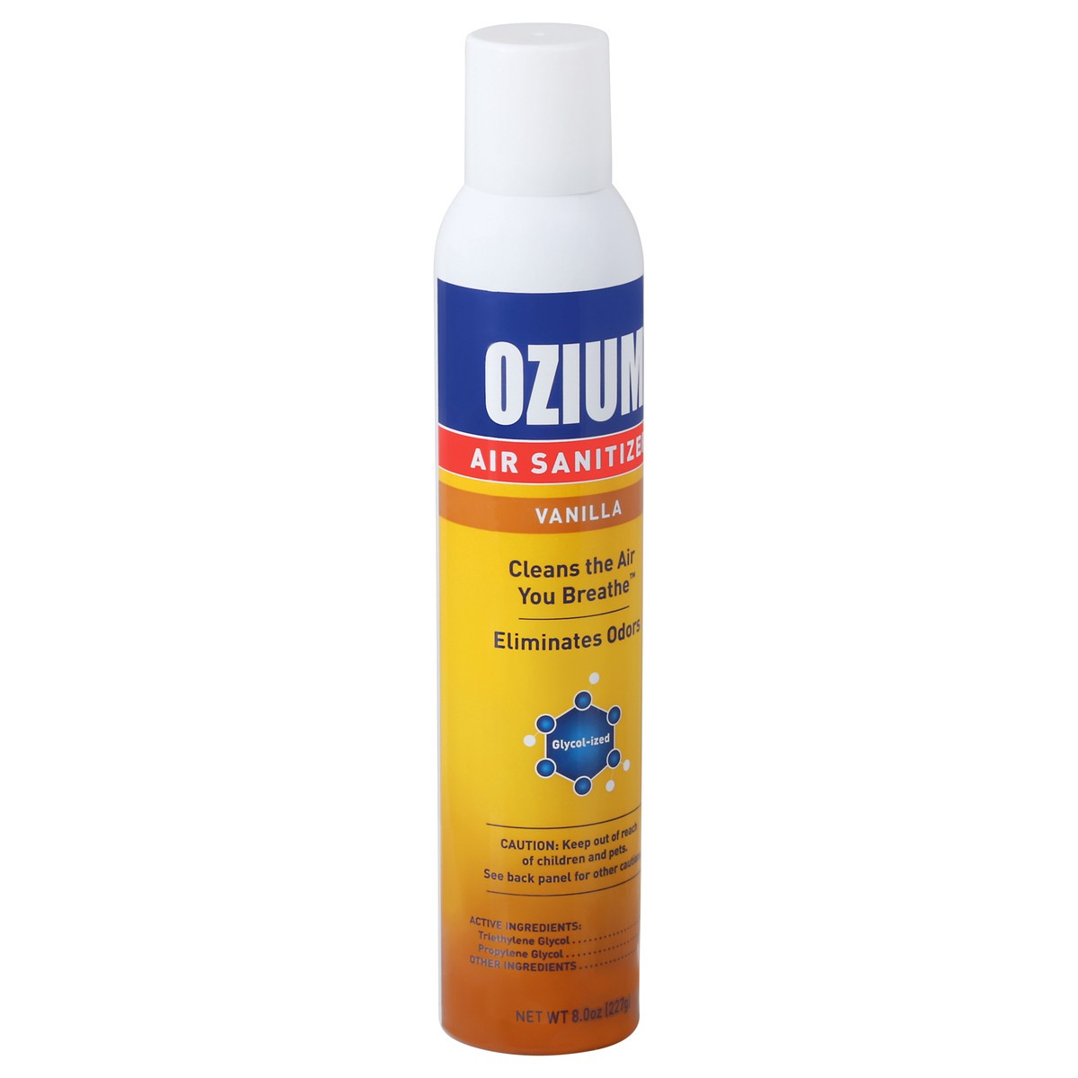 slide 8 of 9, Ozium Vanilla Air Sanitizer 8 oz, 8 oz