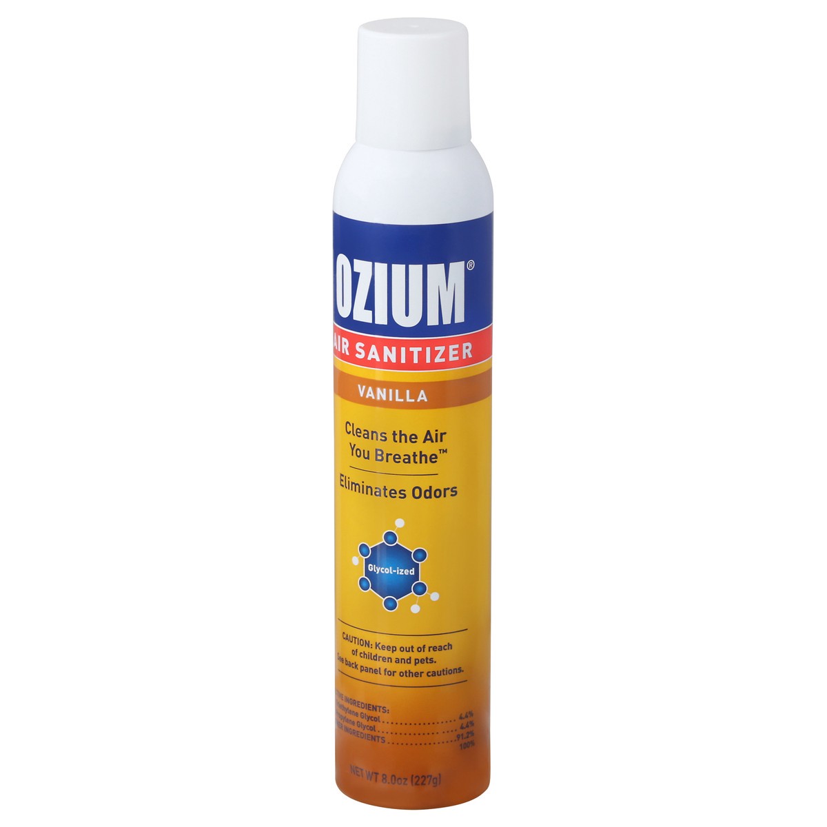 slide 5 of 9, Ozium Vanilla Air Sanitizer 8 oz, 8 oz