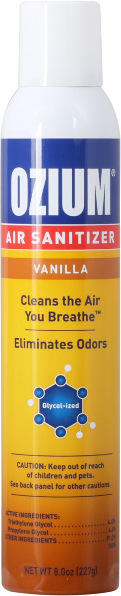 slide 4 of 9, Ozium Vanilla Air Sanitizer 8 oz, 8 oz