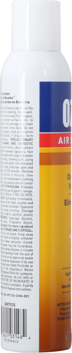 slide 3 of 9, Ozium Vanilla Air Sanitizer 8 oz, 8 oz