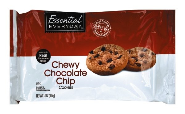 slide 1 of 1, Essential Everyday Chocolate Chip Cookie Chewy, 14 oz